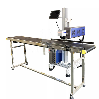 A garrafa do ANIMAL DE ESTIMAÇÃO bebe a data do laser da máquina de impressão da data do laser que codifica o equipamento 30w