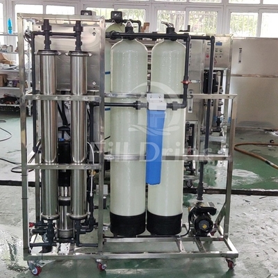 Sistemas comerciais do tratamento da água da osmose reversa 2000L/H que abrigam o SUS 304 com auto válvula