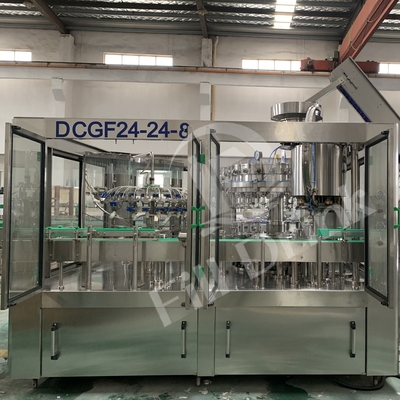 Linhas de produção completas carbonatadas pequenas automáticas completas da água engarrafada de máquina de enchimento da bebida