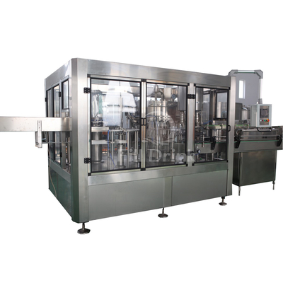 SUS304 3 em 1 tampão da máquina de Machine Carbonated Filling do capsulador do enchimento de Monoblock que classifica o elevador
