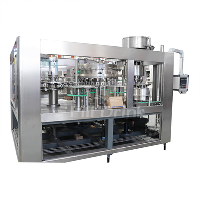 Máquina de enchimento carbonatada garrafa 3 da bebida do ANIMAL DE ESTIMAÇÃO em 1 máquina de enchimento líquida de Monoblock